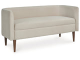 Wainner Beige Accent Bench - Ornate Home