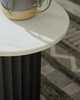 Wainstone Black/White Accent Table (Online Special Price) - Ornate Home