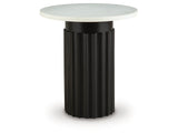 Wainstone Black/White Accent Table - Ornate Home
