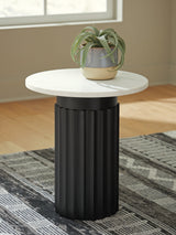 Wainstone Black/White Accent Table - Ornate Home