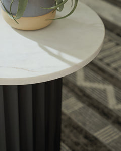 Wainstone Black/White Accent Table - Ornate Home