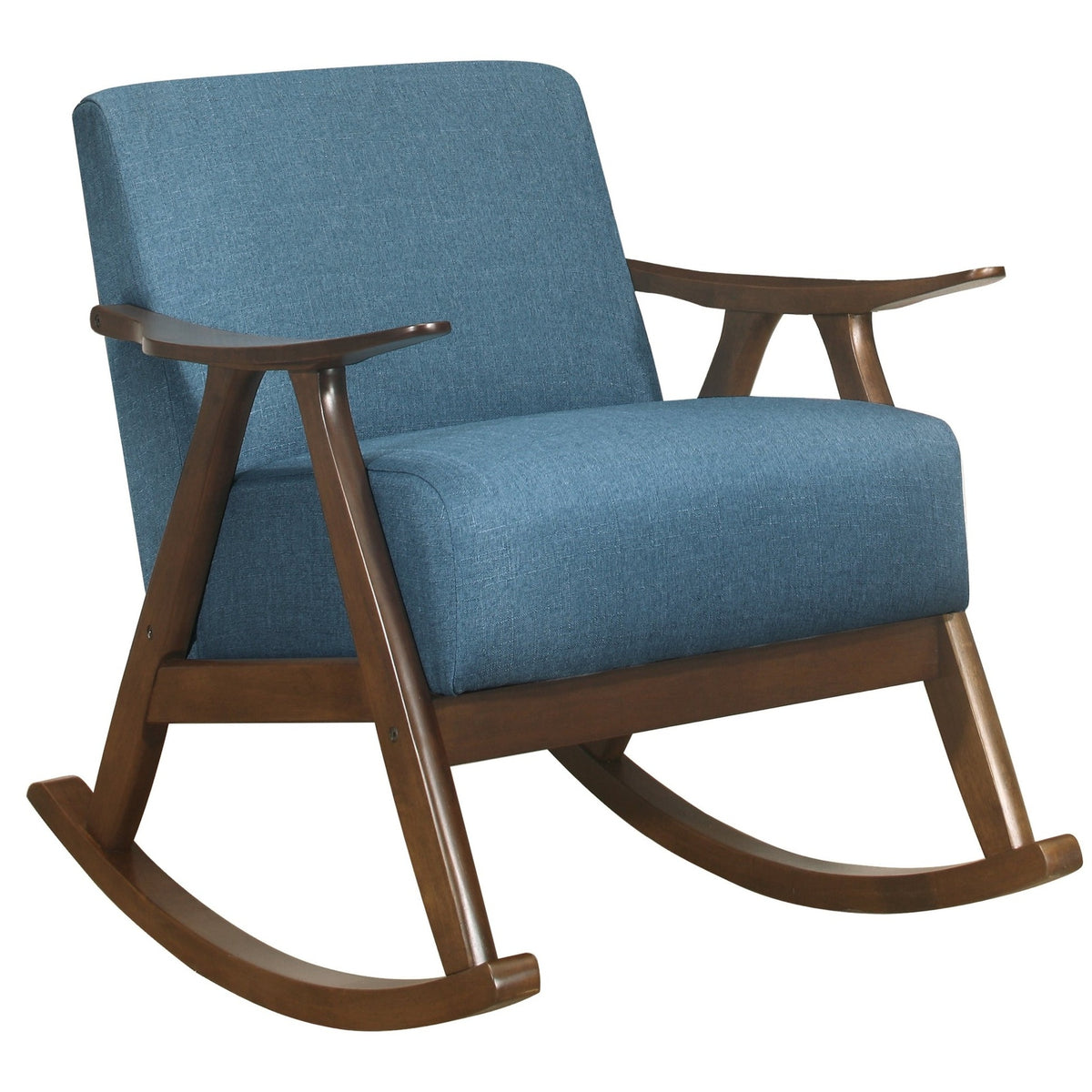Homelegance Waithe Blue Rocking Chair | Ornate Home