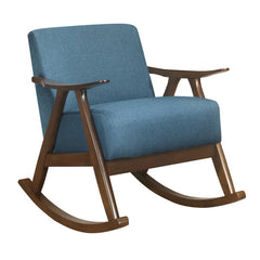 Waithe Blue Rocking Chair - Ornate Home