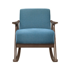Waithe Blue Rocking Chair - Ornate Home