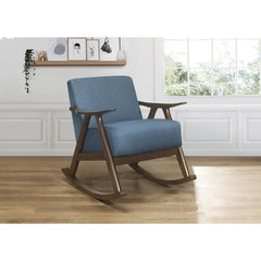 Waithe Blue Rocking Chair - Ornate Home