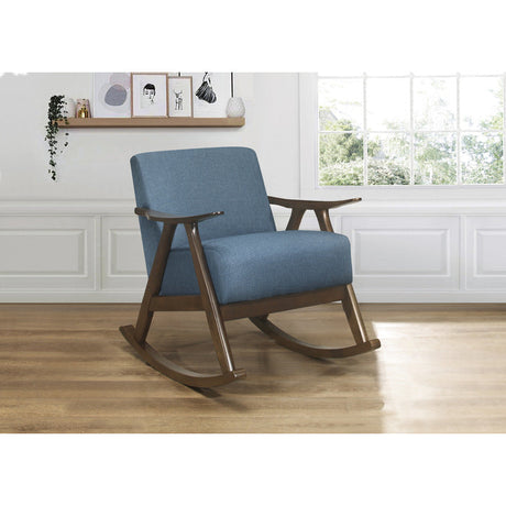 Waithe Blue Rocking Chair - Ornate Home