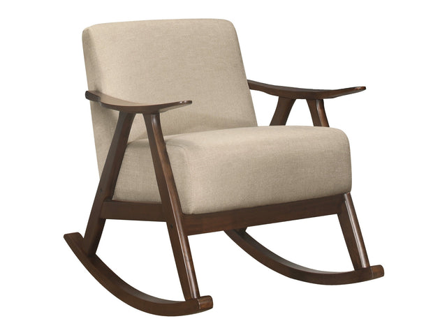 Waithe Brown Rocking Chair - Ornate Home