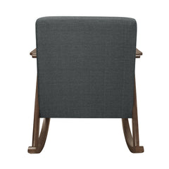 Waithe Dark Gray Rocking Chair - Ornate Home
