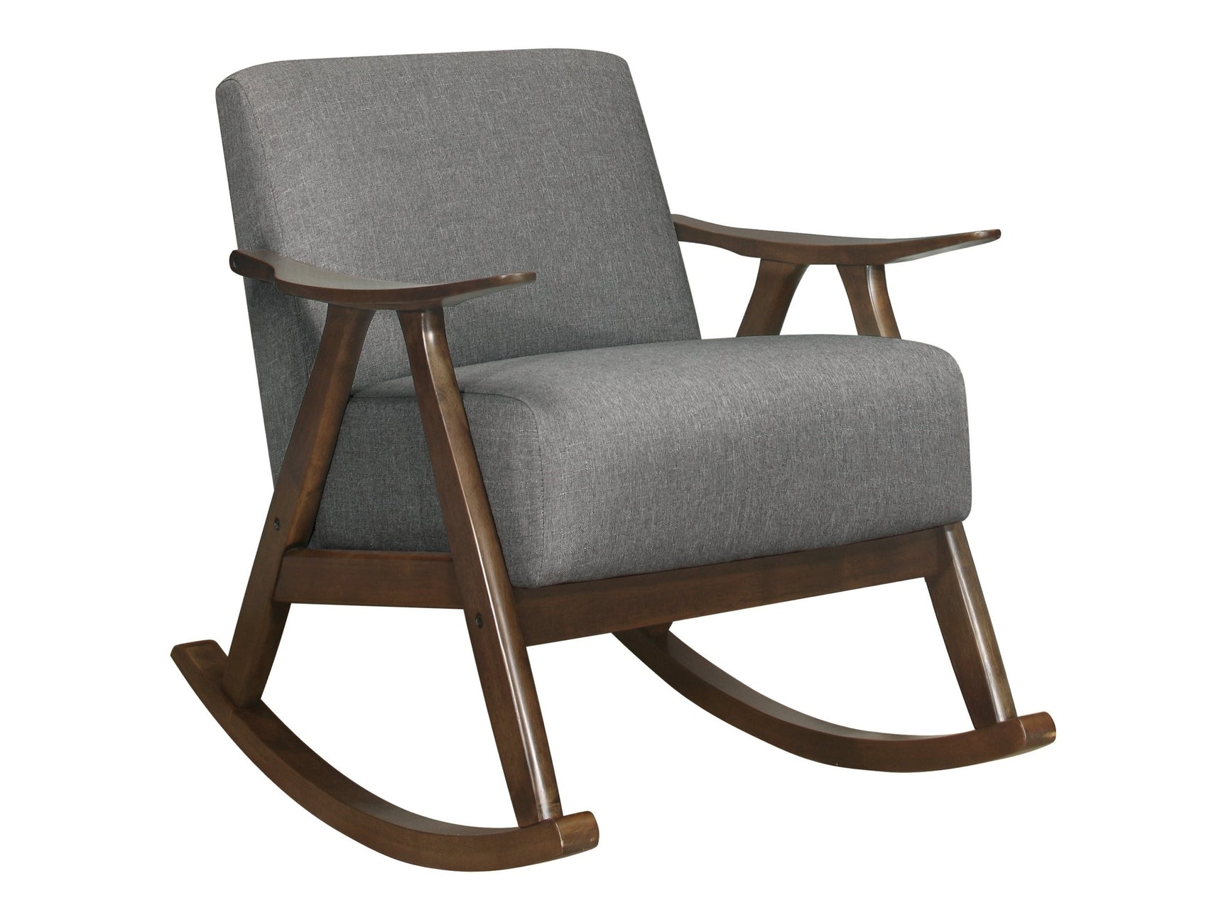 Waithe Gray Rocking Chair - Ornate Home