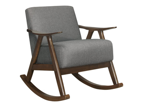 Waithe Gray Rocking Chair - Ornate Home