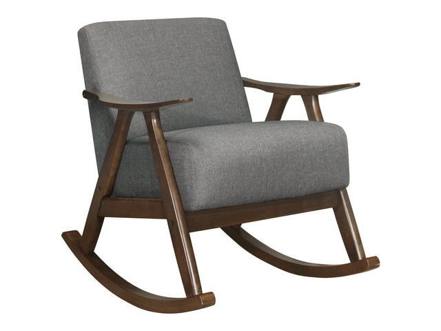 Waithe Gray Rocking Chair - Ornate Home