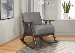 Waithe Gray Rocking Chair - Ornate Home