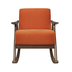 Waithe Orange Rocking Chair - Ornate Home