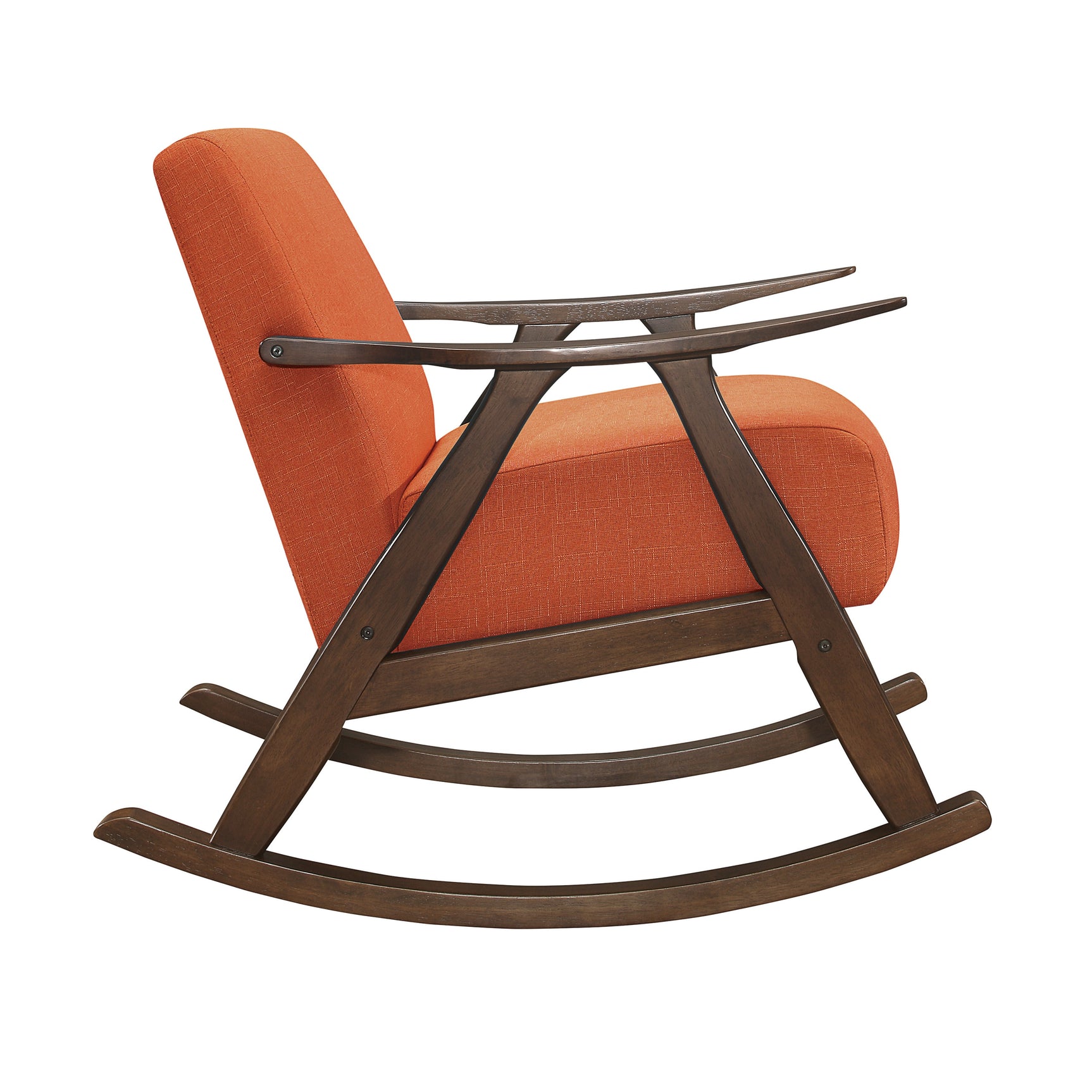 Waithe Orange Rocking Chair - Ornate Home