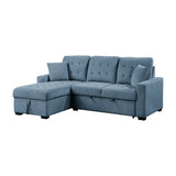 Waitsfield Blue 2-Piece Sectional with Left Chaise - Ornate Home