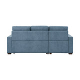 Waitsfield Blue 2-Piece Sectional with Left Chaise - Ornate Home