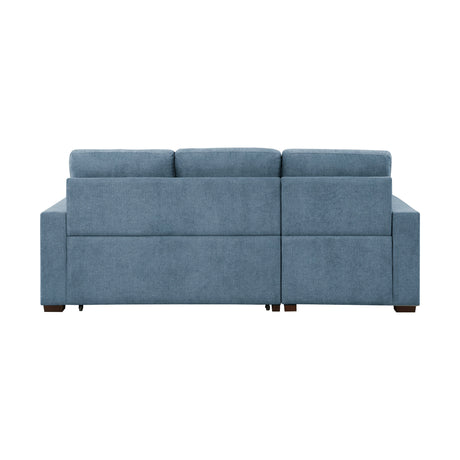 Waitsfield Blue 2-Piece Sectional with Left Chaise - Ornate Home