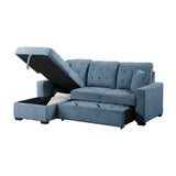 Waitsfield Blue 2-Piece Sectional with Left Chaise - Ornate Home