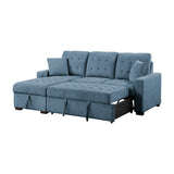 Waitsfield Blue 2-Piece Sectional with Left Chaise - Ornate Home