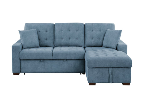 Waitsfield Blue 2-Piece Sectional with Right Chaise - Ornate Home