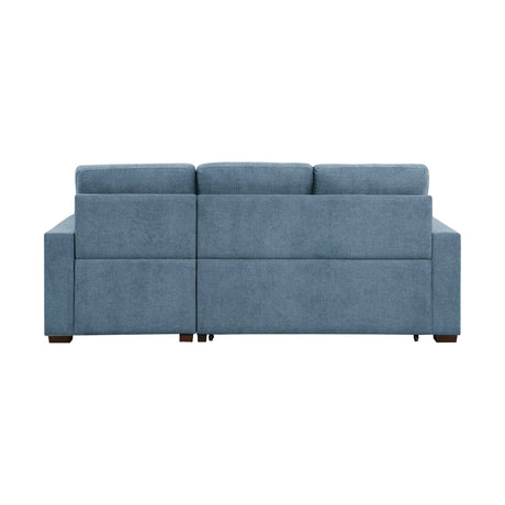 Waitsfield Blue 2-Piece Sectional with Right Chaise - Ornate Home