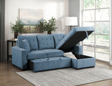 Waitsfield Blue 2-Piece Sectional with Right Chaise - Ornate Home