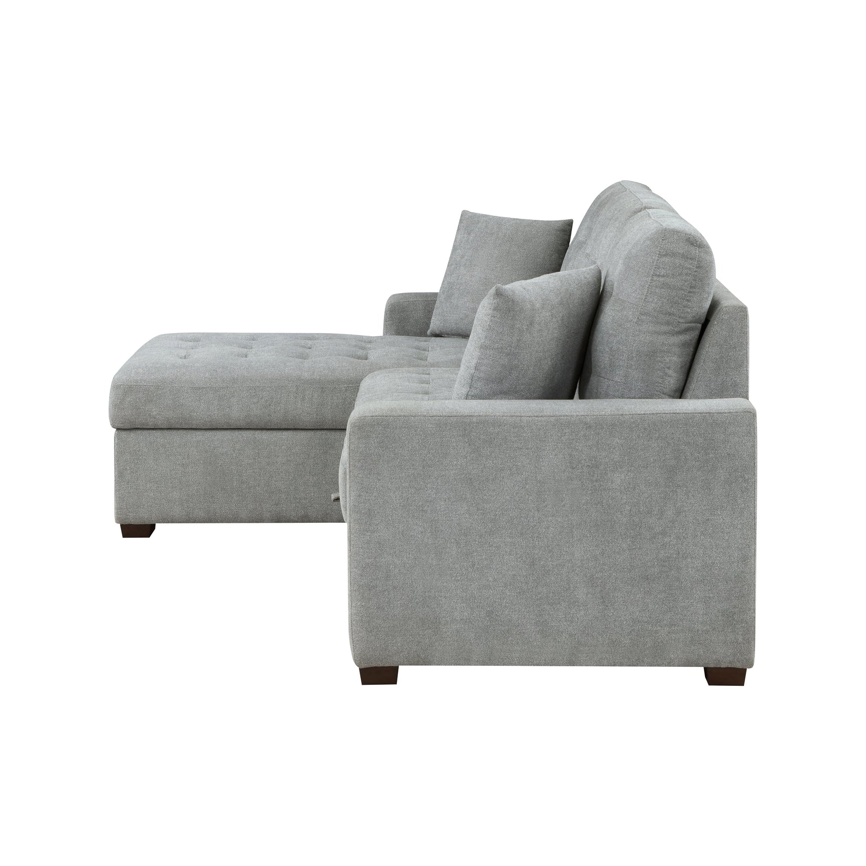Waitsfield Gray 2-Piece Sectional with Left Chaise - Ornate Home