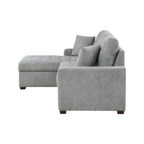 Waitsfield Gray 2-Piece Sectional with Left Chaise - Ornate Home