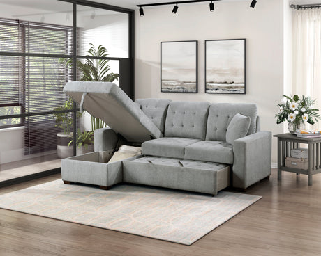 Waitsfield Gray 2-Piece Sectional with Left Chaise - Ornate Home