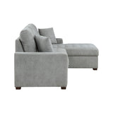 Waitsfield Gray 2-Piece Sectional with Right Chaise - Ornate Home