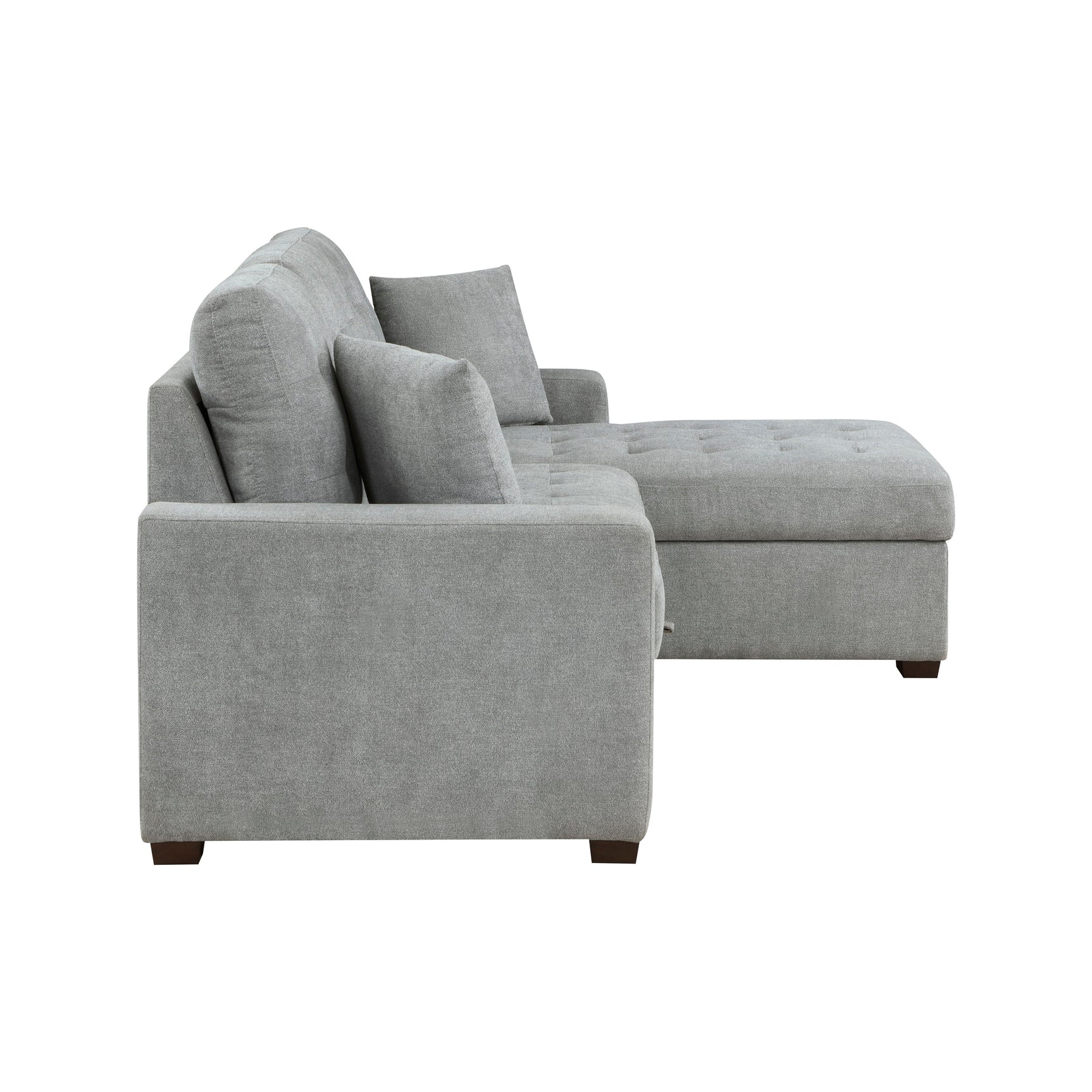 Waitsfield Gray 2-Piece Sectional with Right Chaise - Ornate Home