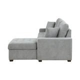 Waitsfield Gray 2-Piece Sectional with Right Chaise - Ornate Home
