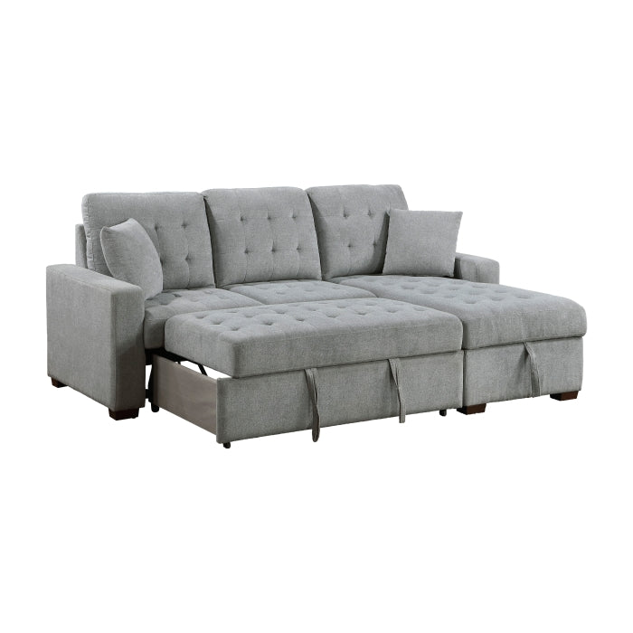 Waitsfield Gray 2-Piece Sectional with Right Chaise - Ornate Home