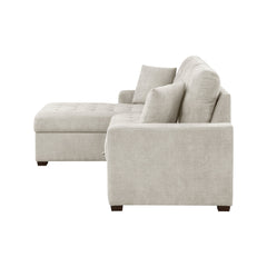 Waitsfield Sand 2-Piece Sectional with Left Chaise - Ornate Home