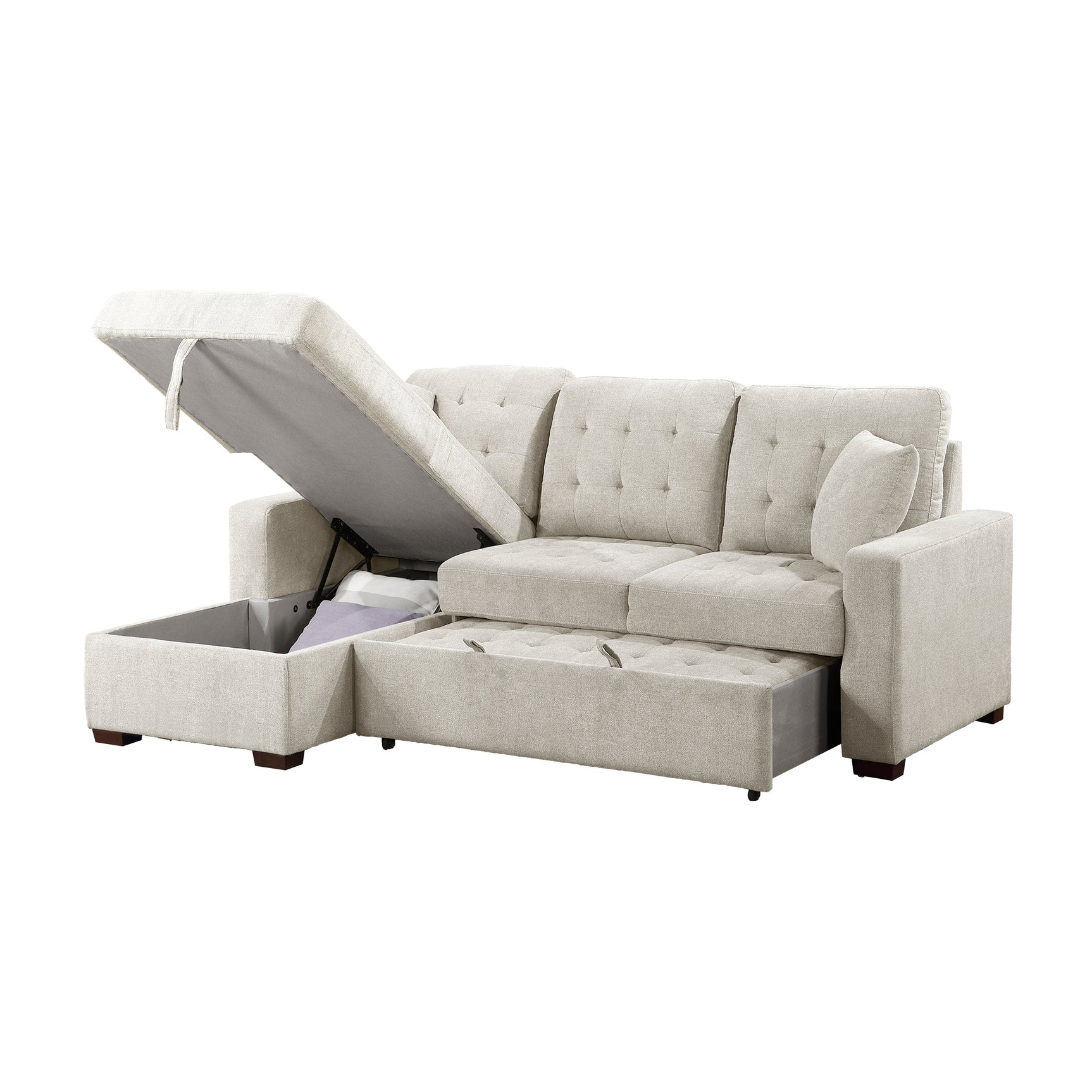 Waitsfield Sand 2-Piece Sectional with Left Chaise - Ornate Home
