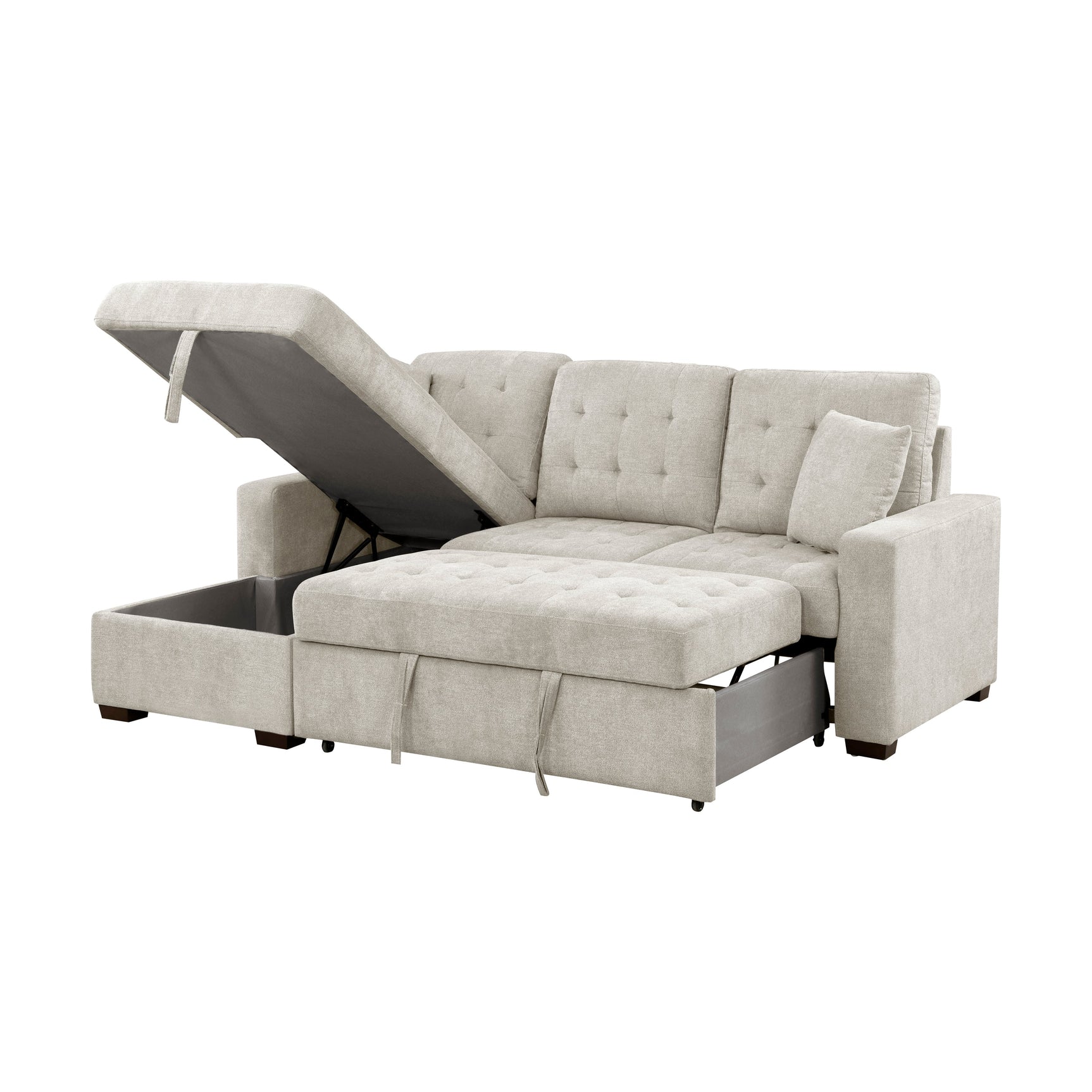 Waitsfield Sand 2-Piece Sectional with Left Chaise - Ornate Home