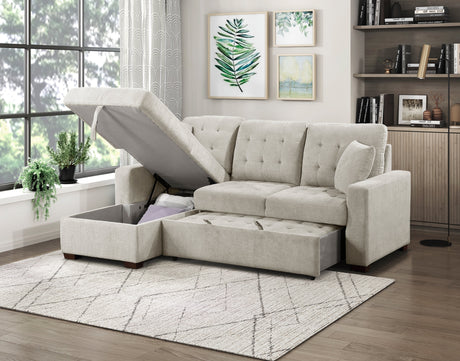 Waitsfield Sand 2-Piece Sectional with Left Chaise - Ornate Home