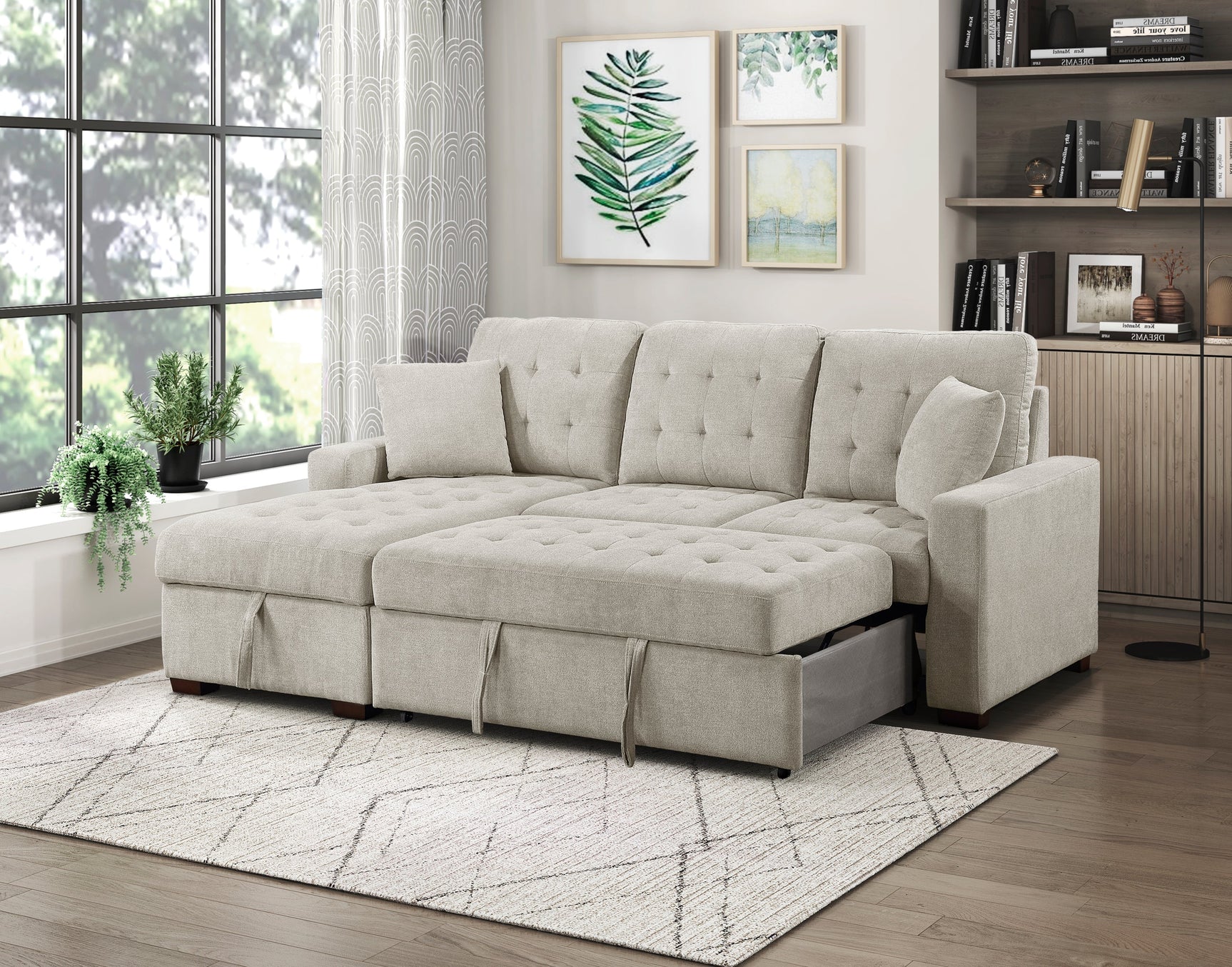Waitsfield Sand 2-Piece Sectional with Left Chaise - Ornate Home