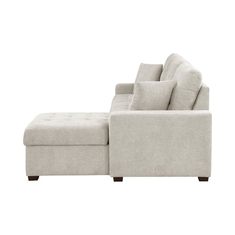 Waitsfield Sand 2-Piece Sectional with Right Chaise - Ornate Home