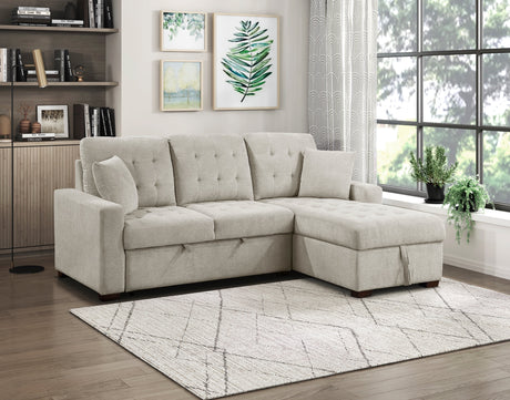 Waitsfield Sand 2-Piece Sectional with Right Chaise - Ornate Home