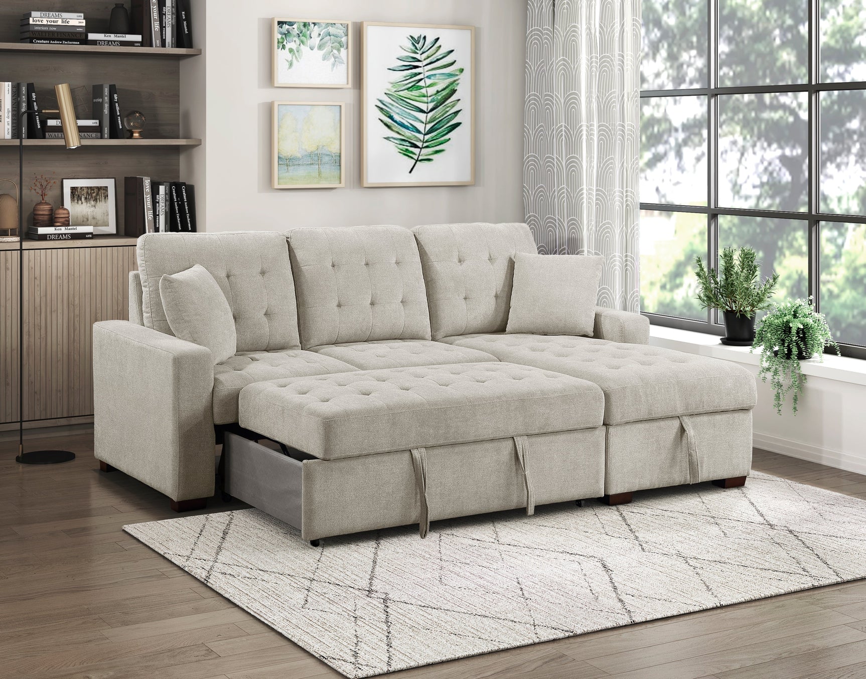 Waitsfield Sand 2-Piece Sectional with Right Chaise - Ornate Home