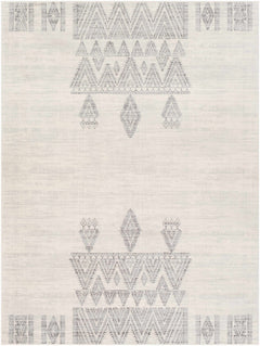 Wakita Light Gray Tribal Rug - Ornate Home