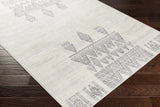 Wakita Light Gray Tribal Rug - Ornate Home
