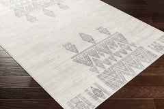 Wakita Light Gray Tribal Rug - Ornate Home