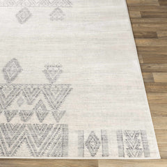 Wakita Light Gray Tribal Rug - Ornate Home