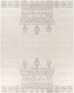 Wakita Light Gray Tribal Rug - Ornate Home