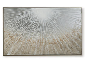 Waldard Gray/Taupe/White Wall Art (Online Special Price) - Ornate Home
