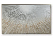 Waldard Gray/Taupe/White Wall Art - Ornate Home