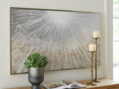 Waldard Gray/Taupe/White Wall Art - Ornate Home