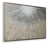 Waldard Gray/Taupe/White Wall Art - Ornate Home